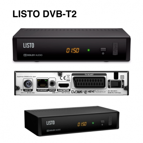 Receptor TDT Listo DVB-T2